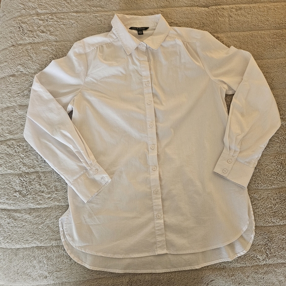 Zac & Rachel Tops - Zac & Rachel Womens Classic White Button Down M